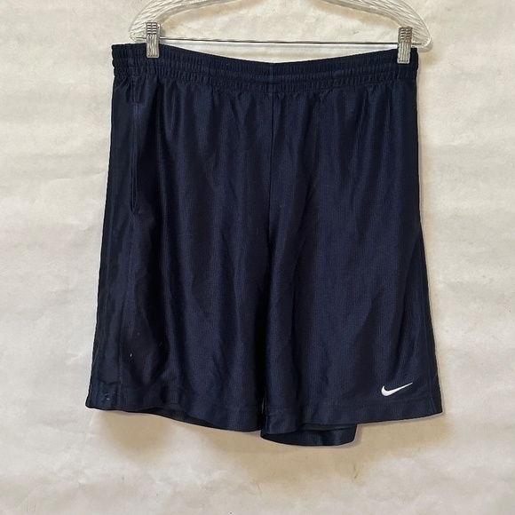 NIKE Blue Basketball Athletic Activewear Trunks Shorts - Picture 2 of 9